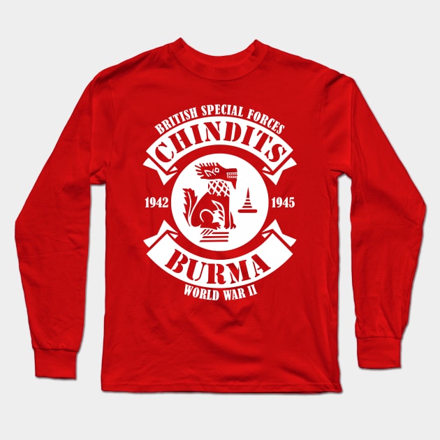 British Special Forces - Chindits Long Sleeve T-Shirt by TCP